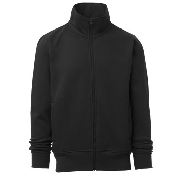 BLUZA NA ZAMEK ALABAMA - CZARNY