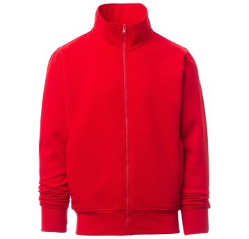 BLUZA NA ZAMEK ALABAMA - CZERWONY