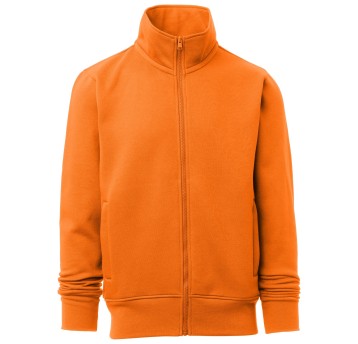 BLUZA NA ZAMEK ALABAMA - POMARAŃCZOWY