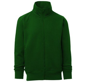 BLUZA NA ZAMEK ALABAMA - ZIELONY