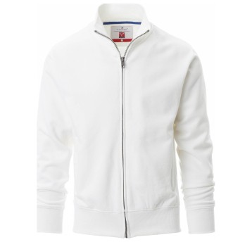 BLUZA NA ZAMEK CLASS+ - BIAŁY