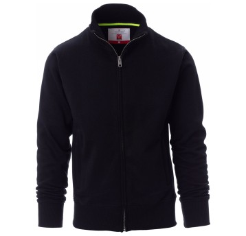 BLUZA NA ZAMEK CLASS+ - CZARNY