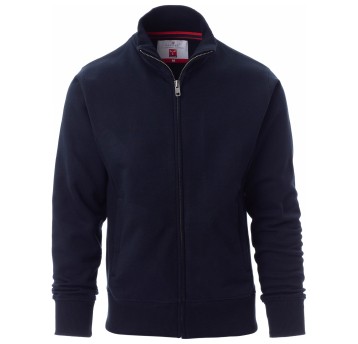 BLUZA NA ZAMEK CLASS+ - GRANATOWY