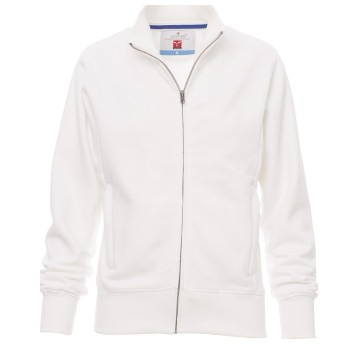 BLUZA NA ZAMEK CLASS+LADY - BIAŁY