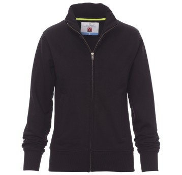 BLUZA NA ZAMEK CLASS+LADY - CZARNY