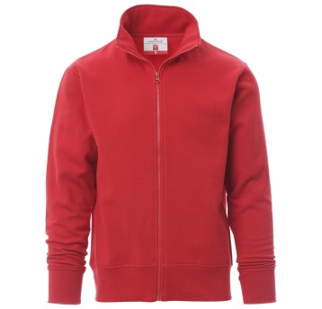 BLUZA NA ZAMEK HOUSTON - CZERWONY