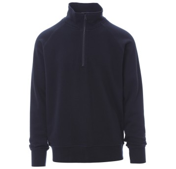 BLUZA NA ZAMEK KRÓTKI AUSTIN - GRANATOWY