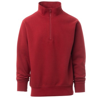 BLUZA NA ZAMEK KRÓTKI CANADA - BORDOWY