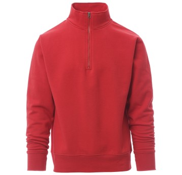 BLUZA NA ZAMEK KRÓTKI CANADA - CZERWONY