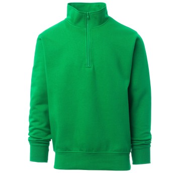 BLUZA NA ZAMEK KRÓTKI CANADA - ŻELOWY ZIELONY