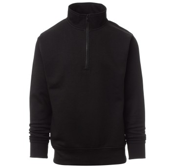 BLUZA NA ZAMEK KRÓTKI CARSON - CZARNY