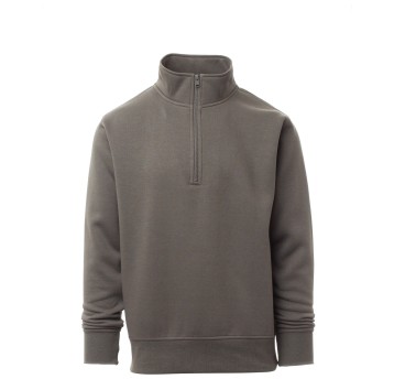 BLUZA NA ZAMEK KRÓTKI CARSON - ZADYMIONY