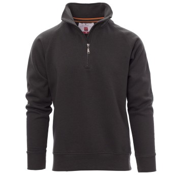 BLUZA NA ZAMEK KRÓTKI MIAMI+ - ANTRACYTOWY