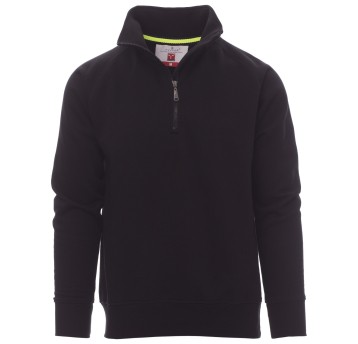 BLUZA NA ZAMEK KRÓTKI MIAMI+ - CZARNY