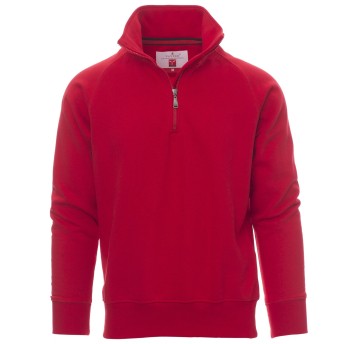 BLUZA NA ZAMEK KRÓTKI MIAMI+ - CZERWONY