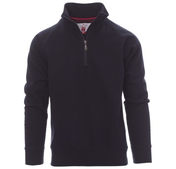 BLUZA NA ZAMEK KRÓTKI MIAMI+ - GRANATOWY