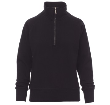 BLUZA NA ZAMEK KRÓTKI MIAMI+LADY - CZARNY