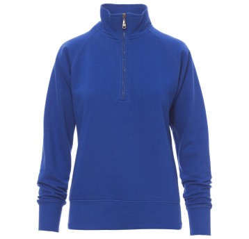 BLUZA NA ZAMEK KRÓTKI MIAMI+LADY - KRÓLEWSKI NIEBIESKI