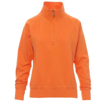 BLUZA NA ZAMEK KRÓTKI MIAMI+LADY - POMARAŃCZOWY