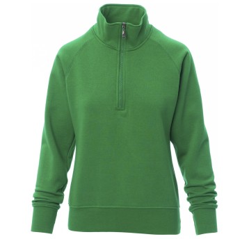 BLUZA NA ZAMEK KRÓTKI MIAMI+LADY - ŻELOWY ZIELONY