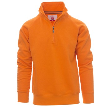 BLUZA NA ZAMEK KRÓTKI MIAMI+ - POMARAŃCZOWY