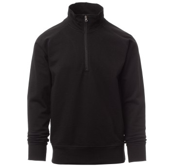 BLUZA NA ZAMEK KRÓTKI MIAMI+ SUMMER - CZARNY