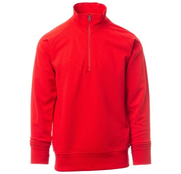 BLUZA NA ZAMEK KRÓTKI MIAMI+ SUMMER - CZERWONY