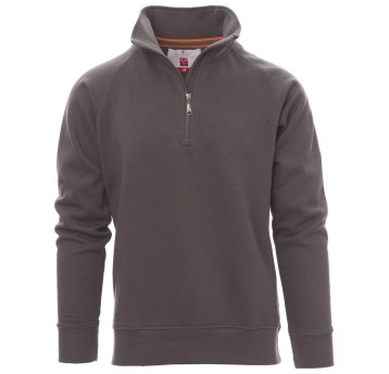 BLUZA NA ZAMEK KRÓTKI MIAMI+ - ZADYMIONY