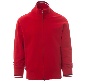 BLUZA NA ZAMEK MAVERICK 2.0 - CZERWONY