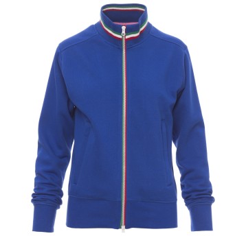 BLUZA NA ZAMEK NAZIONALE LADY - KRÓLEWSKI NIEBIESKI-WŁOCHY