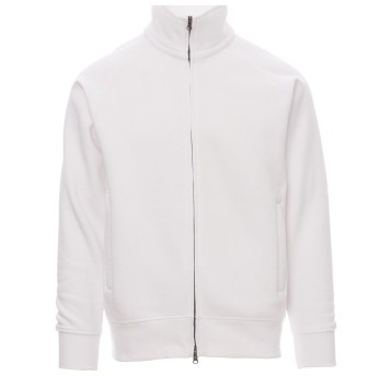 BLUZA NA ZAMEK PANAMA+ - BIAŁY