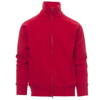 BLUZA NA ZAMEK PANAMA+ - CZERWONY