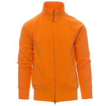 BLUZA NA ZAMEK PANAMA+ - POMARAŃCZOWY