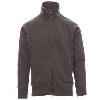 BLUZA NA ZAMEK PANAMA+ - ZADYMIONY