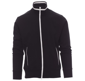 BLUZA NA ZAMEK SYDNEY - CZARNY-BIAŁY