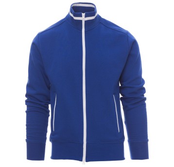 BLUZA NA ZAMEK SYDNEY - KRÓLEWSKI NIEBIESKI-BIAŁY