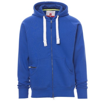 BLUZA NA ZAMEK Z KAPTUREM DALLAS+ - KRÓLEWSKI NIEBIESKI