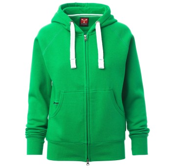 BLUZA NA ZAMEK Z KAPTUREM DALLAS+LADY - ŻELOWY ZIELONY