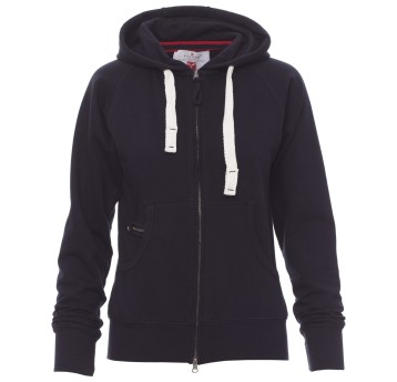 BLUZA NA ZAMEK Z KAPTUREM HAWAII+LADY - GRANATOWY