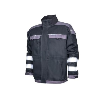 BLUZA ODBLASKOWA COOL TREND - CZARNO-SZARY