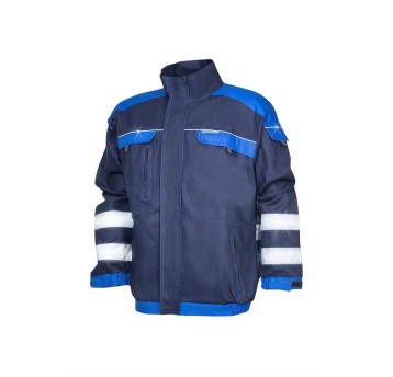 BLUZA ODBLASKOWA COOL TREND - GRANATOWO-NIEBIESKI