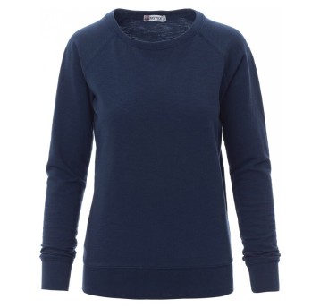 BLUZA OKRĄGŁY DEKOLT MALIBU+LADY - NIEBIESKI DENIM