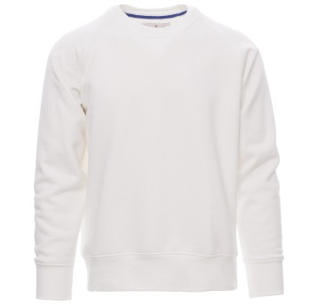 BLUZA OKRĄGŁY DEKOLT MISTRAL+ - BIAŁY