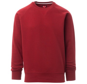 BLUZA OKRĄGŁY DEKOLT MISTRAL+ - BORDOWY