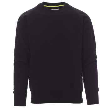 BLUZA OKRĄGŁY DEKOLT MISTRAL+ - CZARNY