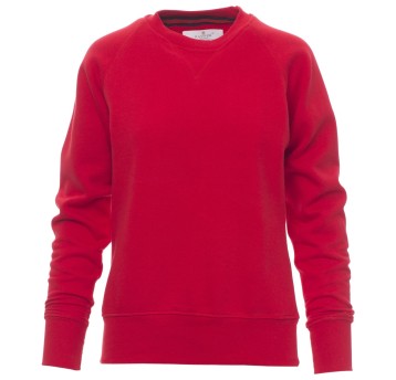 BLUZA OKRĄGŁY DEKOLT MISTRAL+LADY - CZERWONY