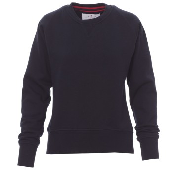 BLUZA OKRĄGŁY DEKOLT MISTRAL+LADY - GRANATOWY