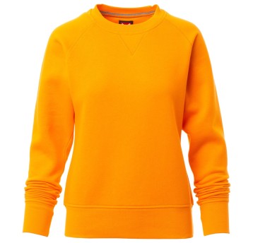 BLUZA OKRĄGŁY DEKOLT MISTRAL+LADY - POMARAŃCZOWY