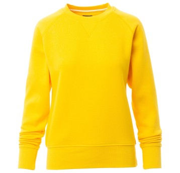 BLUZA OKRĄGŁY DEKOLT MISTRAL+LADY - ŻÓŁTA
