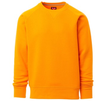 BLUZA OKRĄGŁY DEKOLT MISTRAL+ - POMARAŃCZOWY